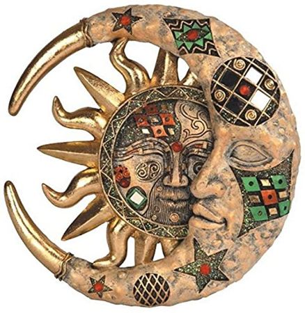 Moon and Sun Wall Plaque