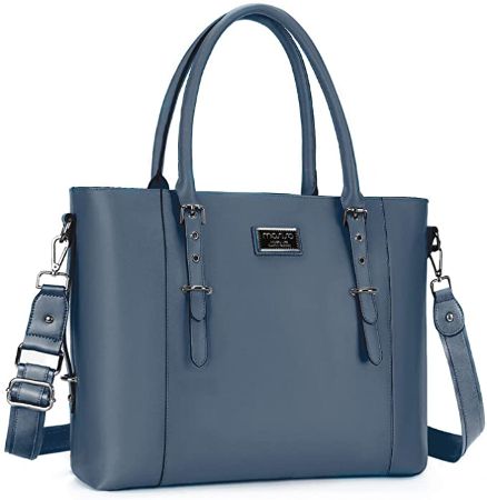 PU Leather Laptop Tote Bag