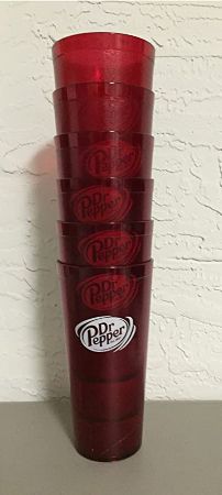 Red Plastic Tumblers