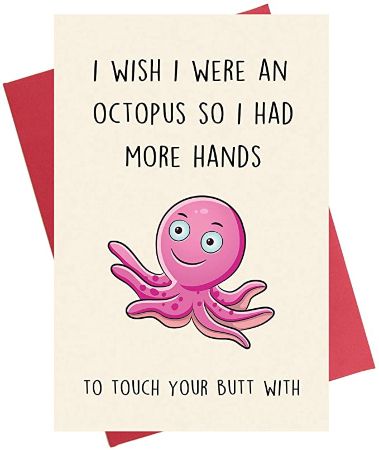 "I Wish I Were an Octopus" Card