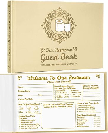 Maad Bathroom Guest Book