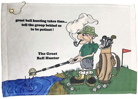 "The Great Ball Hunter" Towel