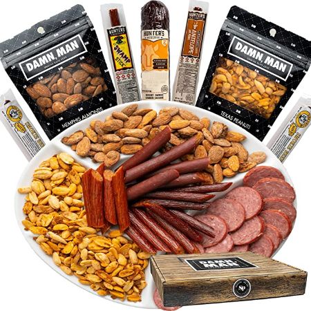 Exotic Jerky and Nuts Gift Basket