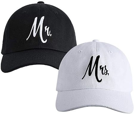 Mr. & Mrs. Baseball Caps