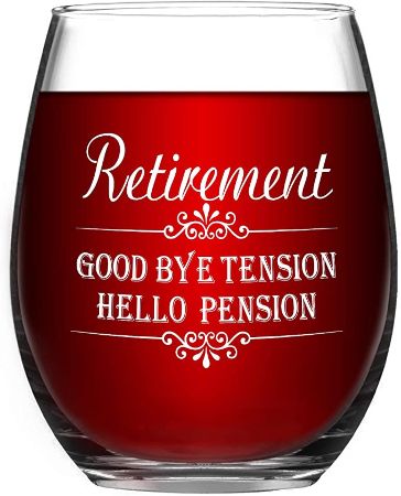Pension Wine Glass
