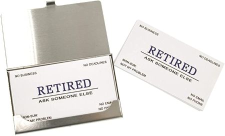 "Retired" Business Cards