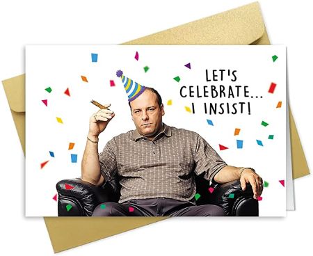 Tony Soprano Birthday Card