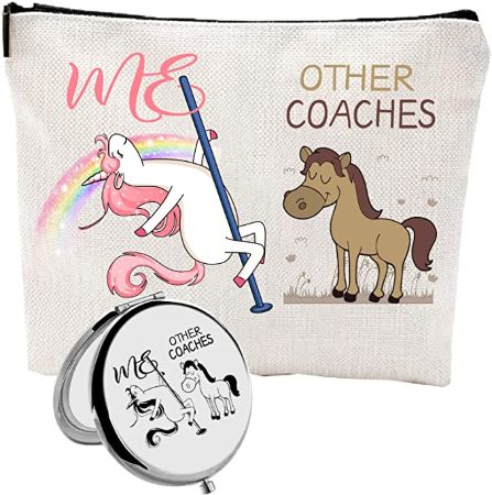 Coach Pouch and Mirror