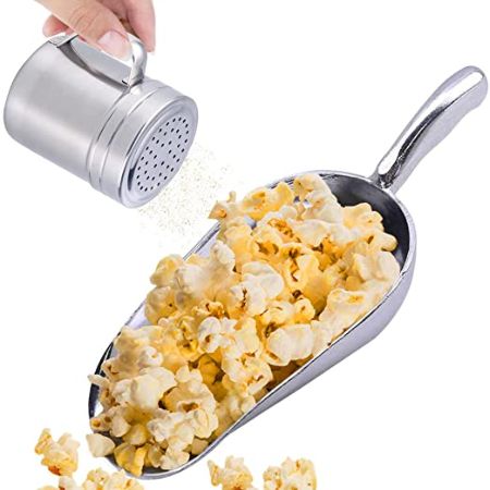 Popcorn Scoop and Salt Shaker