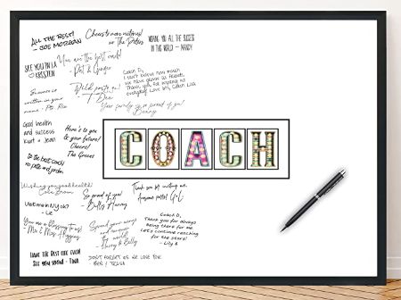 Signature Card for Sports Coach