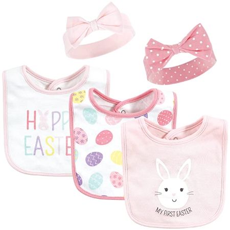 Cotton Bib and Headband Set