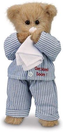 get well soon plush bear