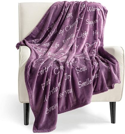 Healing Thoughts Throw Blanket