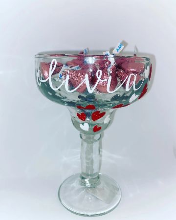 Personalized Margarita Glass